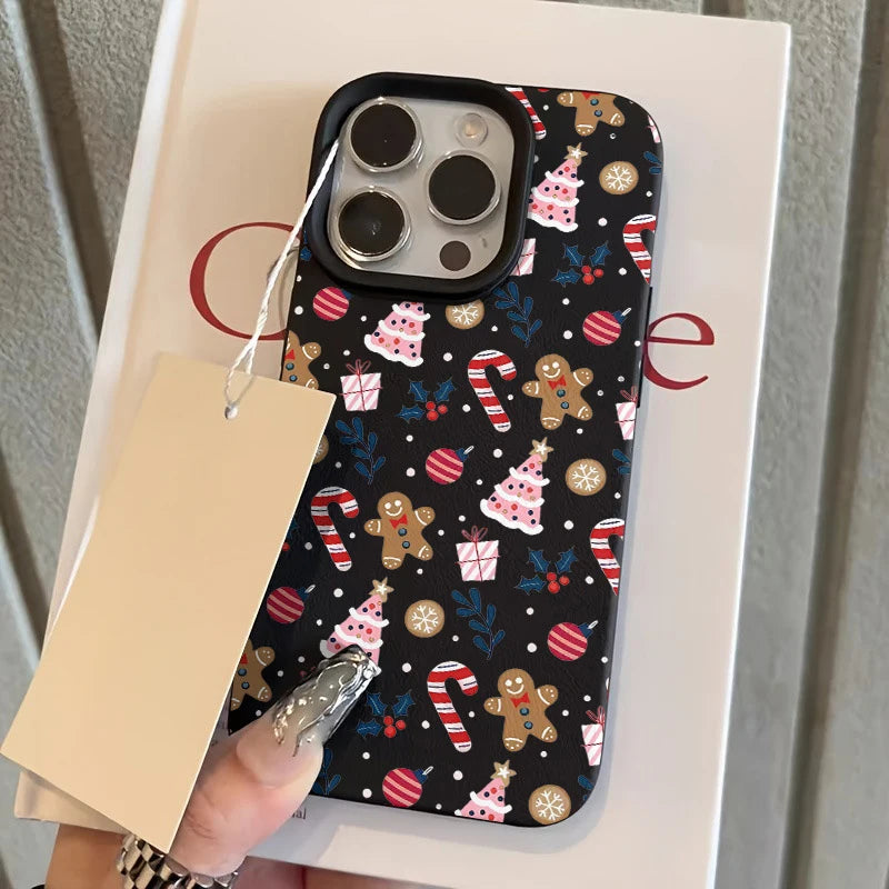 Christmas Gingerbread Phone Case for iPhone 17,