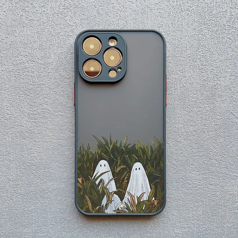 Cute Ghost Phone Case for iPhone 17,