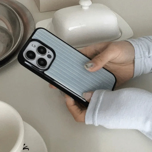 Cute Korean Girl Phone Case for iPhone 16, 15, 14 & 13 Pro Max | Y2K Matte Shockproof Cover