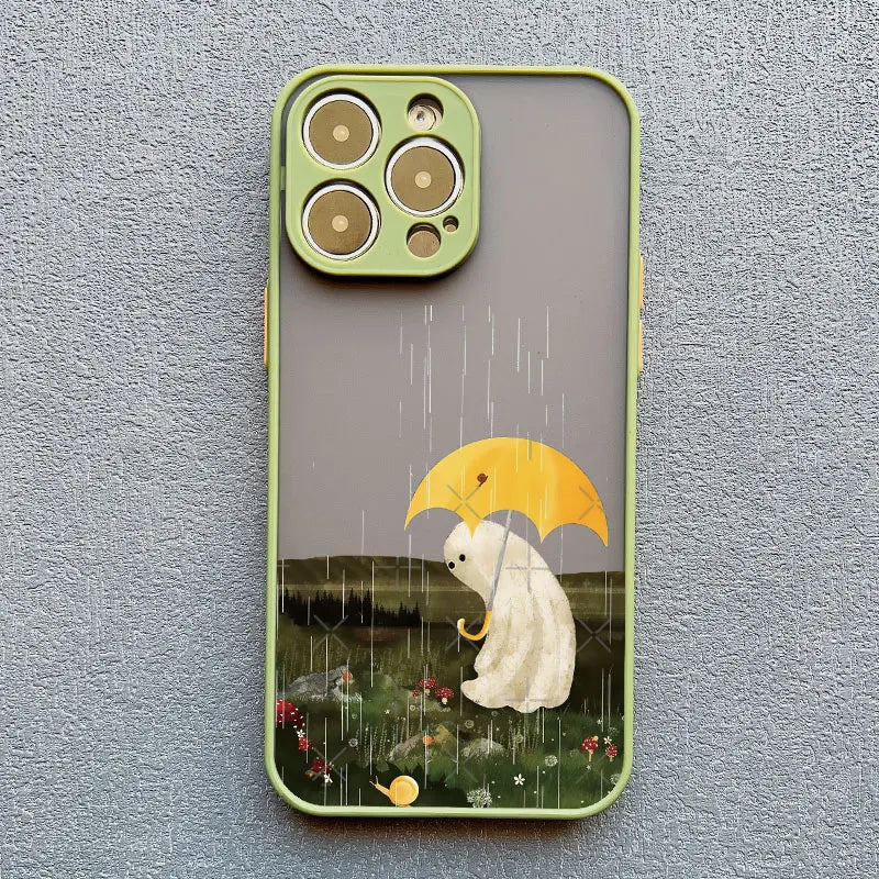 Cute Ghost Phone Case for iPhone 17,