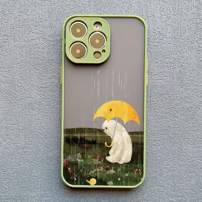 Cute Ghost Phone Case for iPhone 17,