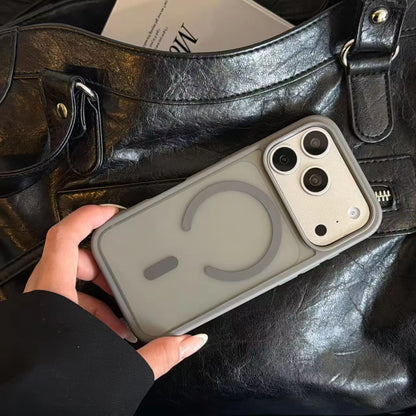 Luxury Frosted MagSafe Case for iPhone 17, 16, 15, 14 & 13 Pro Max | Matte Transparent Shockproof Phone Cover
