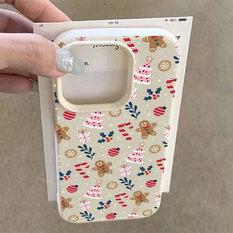 Christmas Gingerbread Phone Case for iPhone 17,