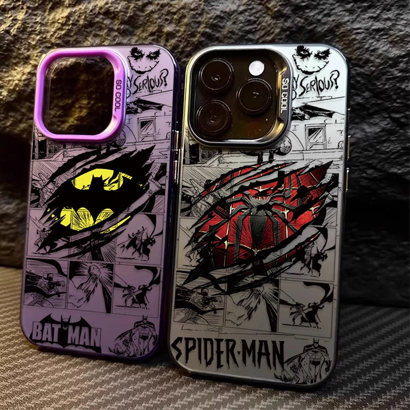 Spider-Man Phone Case for iPhone 17, 16, 15, 14 & 13 Pro Max | Matte Shockproof Anti-Scratch Protective Cover