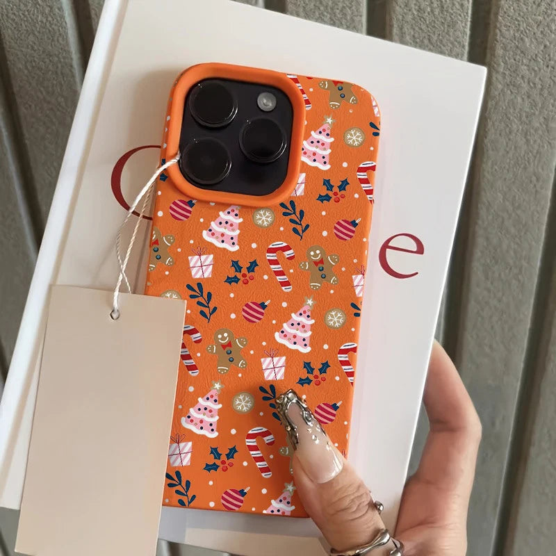 Christmas Gingerbread Phone Case for iPhone 17,