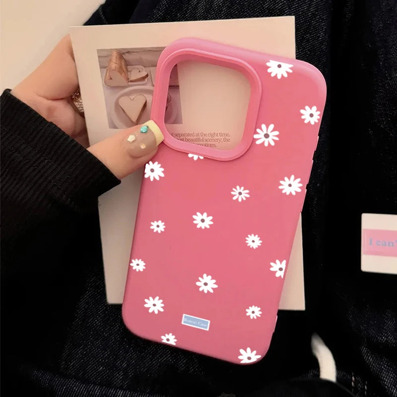 Cute Daisy Flower Phone Case for iPhone 17