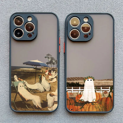 Cute Ghost Phone Case for iPhone 17,