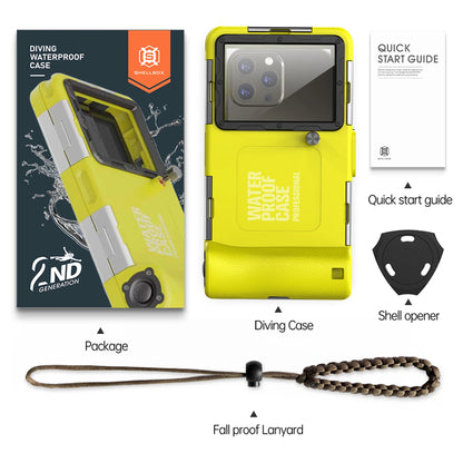 IP68 Waterproof Phone Case with Lanyard for iPhone & Android | 15M/50FT Underwater Diving Protective Pouch