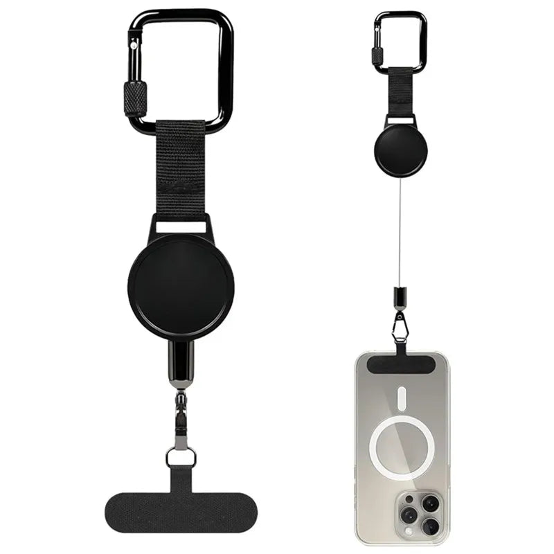 Retractable Anti-Theft Phone Case with Lanyard for iPhone 17, 16, 15, 14, 13 & 12 Pro Max | Anti-Lost Crossbody Protective Cover