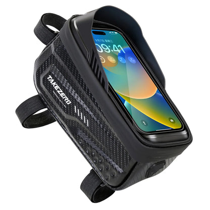 Waterproof Bike Phone Holder Bag with Touch Screen | 1L Bicycle Top Tube Frame Bag for 4.7–6.8" Smartphones
