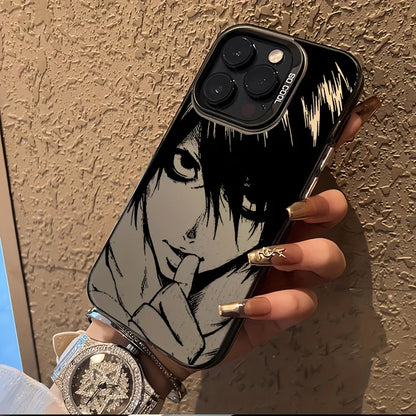 Death Note Anime Phone Case for iPhone 16, 15, 14, 13, 12 & 11 Pro Max | Shockproof TPU Protective Cover