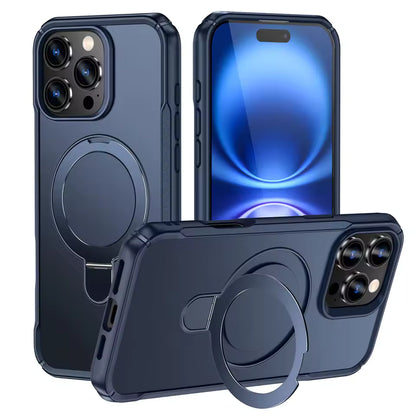 MagSafe Magnetic Stand Phone Case for iPhone 17, 16, 15, 14, 13, 12 & 11 Pro Max | Shockproof Protective Cover