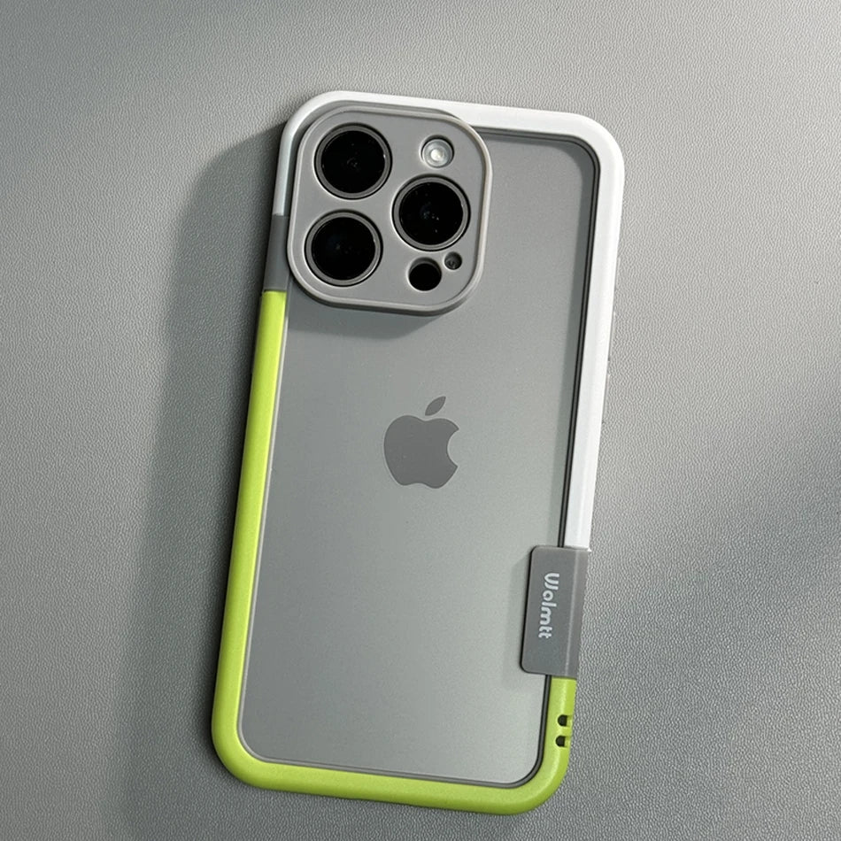 Shockproof Heat Dissipation Bumper Case for iPhone 17, 16, 15, 14 & 13 Pro Max | Silicone Frame Protective Cover