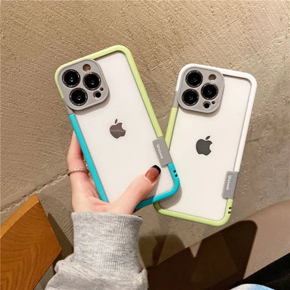 Shockproof Heat Dissipation Bumper Case for iPhone 17, 16, 15, 14 & 13 Pro Max | Silicone Frame Protective Cover