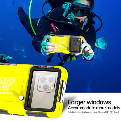 IP68 Waterproof Phone Case with Lanyard for iPhone & Android | 15M/50FT Underwater Diving Protective Pouch