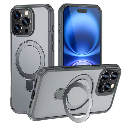 MagSafe Magnetic Stand Phone Case for iPhone 17, 16, 15, 14, 13, 12 & 11 Pro Max | Shockproof Protective Cover