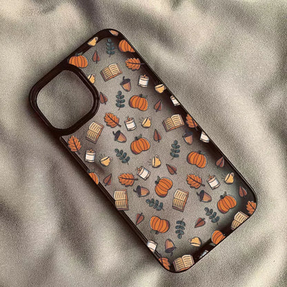 Cute Halloween Pumpkin Skull Phone Case for iPhone 17,
