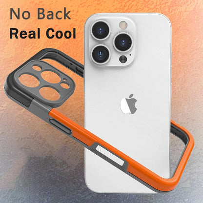 Shockproof Heat Dissipation Bumper Case for iPhone 17, 16, 15, 14 & 13 Pro Max | Silicone Frame Protective Cover