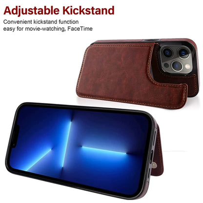 Leather Wallet Phone Case for iPhone 16e