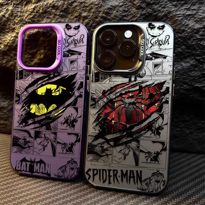 Spider-Man Phone Case for iPhone 17, 16, 15, 14 & 13 Pro Max | Matte Shockproof Anti-Scratch Protective Cover