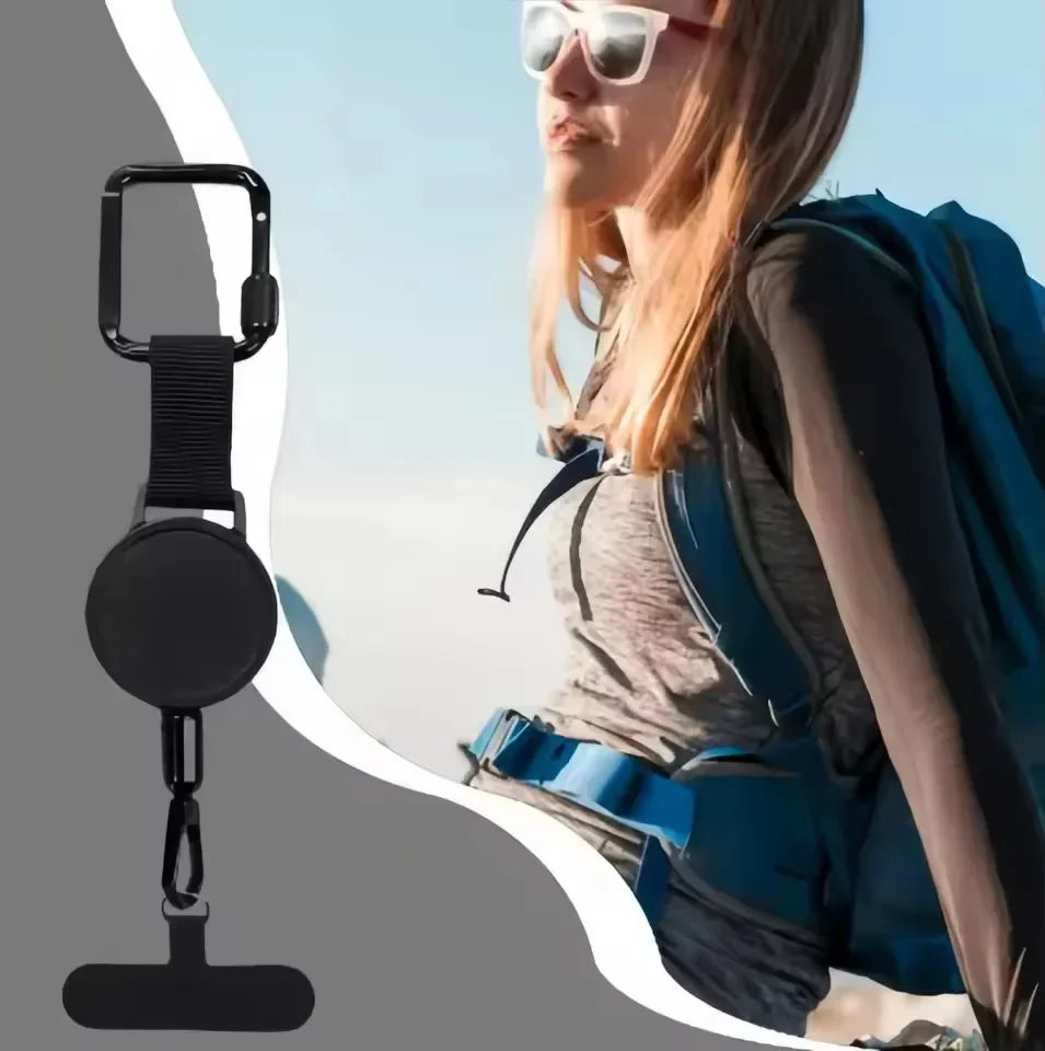 Retractable Anti-Theft Phone Case with Lanyard for iPhone 17, 16, 15, 14, 13 & 12 Pro Max | Anti-Lost Crossbody Protective Cover