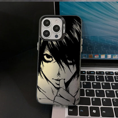 Death Note Anime Phone Case for iPhone 16, 15, 14, 13, 12 & 11 Pro Max | Shockproof TPU Protective Cover