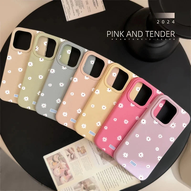 Cute Daisy Flower Phone Case for iPhone 17