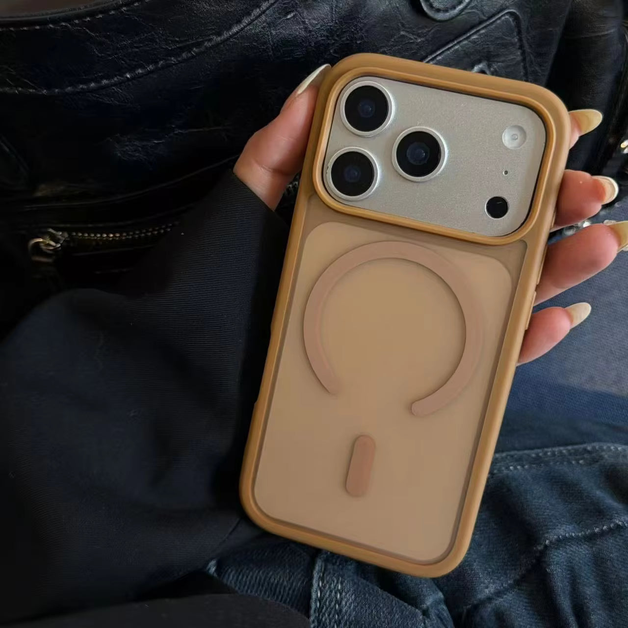 Luxury Frosted MagSafe Case for iPhone 17, 16, 15, 14 & 13 Pro Max | Matte Transparent Shockproof Phone Cover
