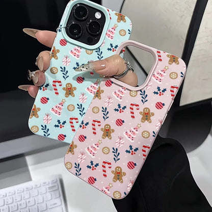 Christmas Gingerbread Phone Case for iPhone 17,
