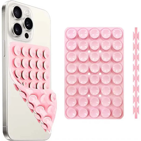 Double-Sided Silicone Suction Cup Phone Mount | Hands-Free Phone Holder for iPhone & Android