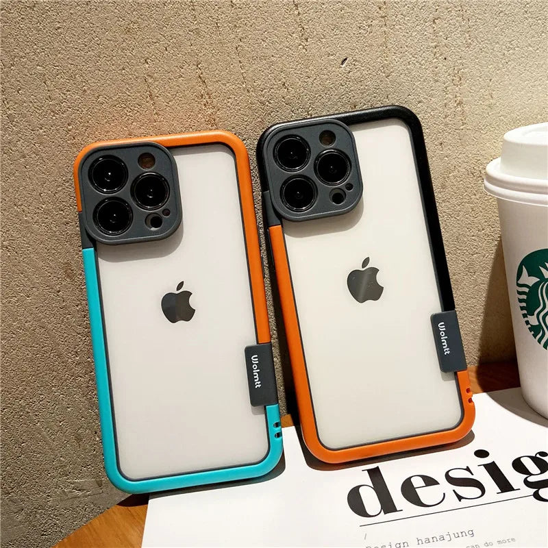 Shockproof Heat Dissipation Bumper Case for iPhone 17, 16, 15, 14 & 13 Pro Max | Silicone Frame Protective Cover