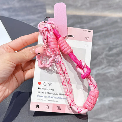 Phone Lanyard Wrist Strap Phone Case Connection Piece Phone Case Universal Accessories star Bell Portable Pendant