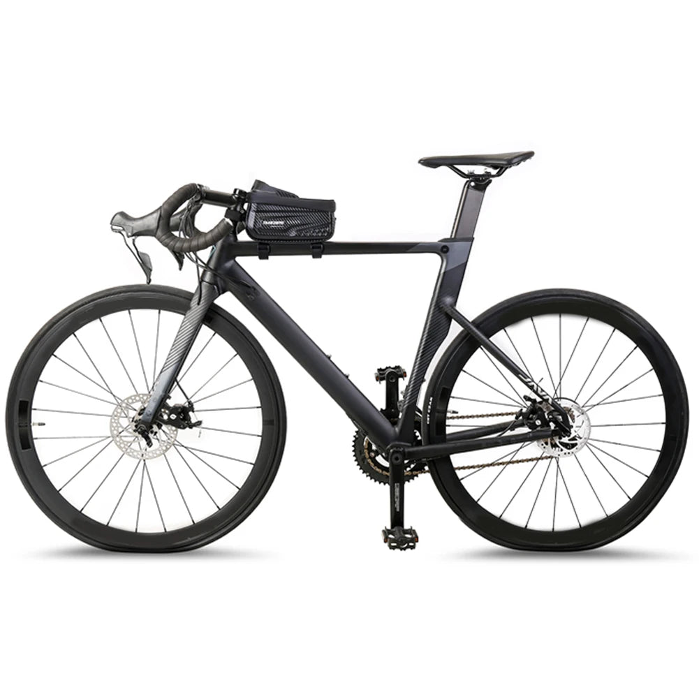 Waterproof Bike Phone Holder Bag with Touch Screen | 1L Bicycle Top Tube Frame Bag for 4.7–6.8" Smartphones