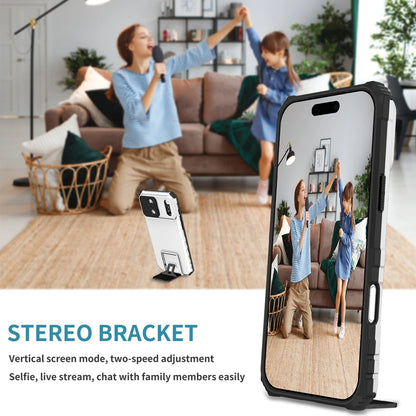 Slide Camera Cover Phone Case for iPhone 17 Air, 17 Plus & 17 Pro Max | Shockproof Armor Case with Kickstand