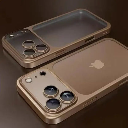 Luxury Matte Frosted Phone Case for iPhone 17, 16, 15, 14 & 13 Pro Max | Hard PC Shockproof Cover with Camera Lens Protection