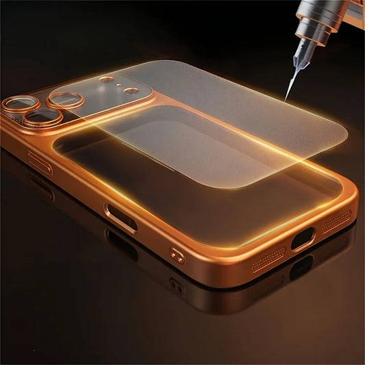 Luxury Matte Frosted Phone Case for iPhone 17, 16, 15, 14 & 13 Pro Max | Hard PC Shockproof Cover with Camera Lens Protection