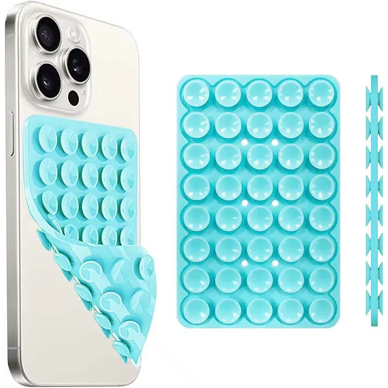 Double-Sided Silicone Suction Cup Phone Mount | Hands-Free Phone Holder for iPhone & Android