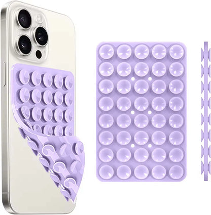 Double-Sided Silicone Suction Cup Phone Mount | Hands-Free Phone Holder for iPhone & Android