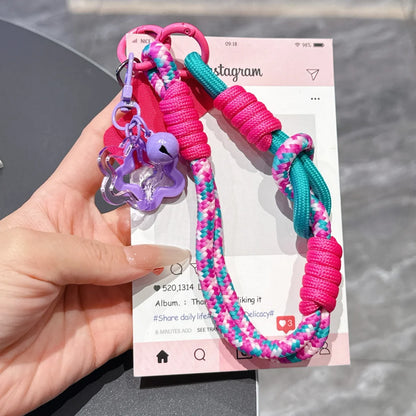 Phone Lanyard Wrist Strap Phone Case Connection Piece Phone Case Universal Accessories star Bell Portable Pendant