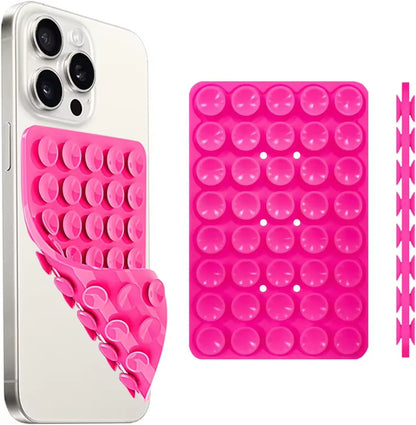 Double-Sided Silicone Suction Cup Phone Mount | Hands-Free Phone Holder for iPhone & Android