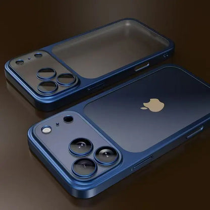Luxury Matte Frosted Phone Case for iPhone 17, 16, 15, 14 & 13 Pro Max | Hard PC Shockproof Cover with Camera Lens Protection
