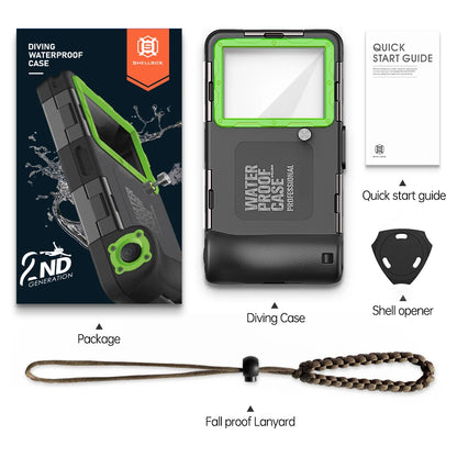 IP68 Waterproof Phone Case with Lanyard for iPhone & Android | 15M/50FT Underwater Diving Protective Pouch