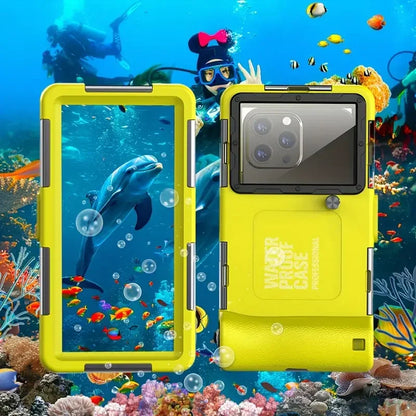 IP68 Waterproof Phone Case with Lanyard for iPhone & Android | 15M/50FT Underwater Diving Protective Pouch