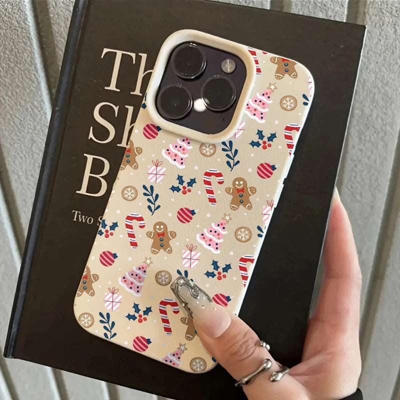 Christmas Gingerbread Phone Case for iPhone 17,