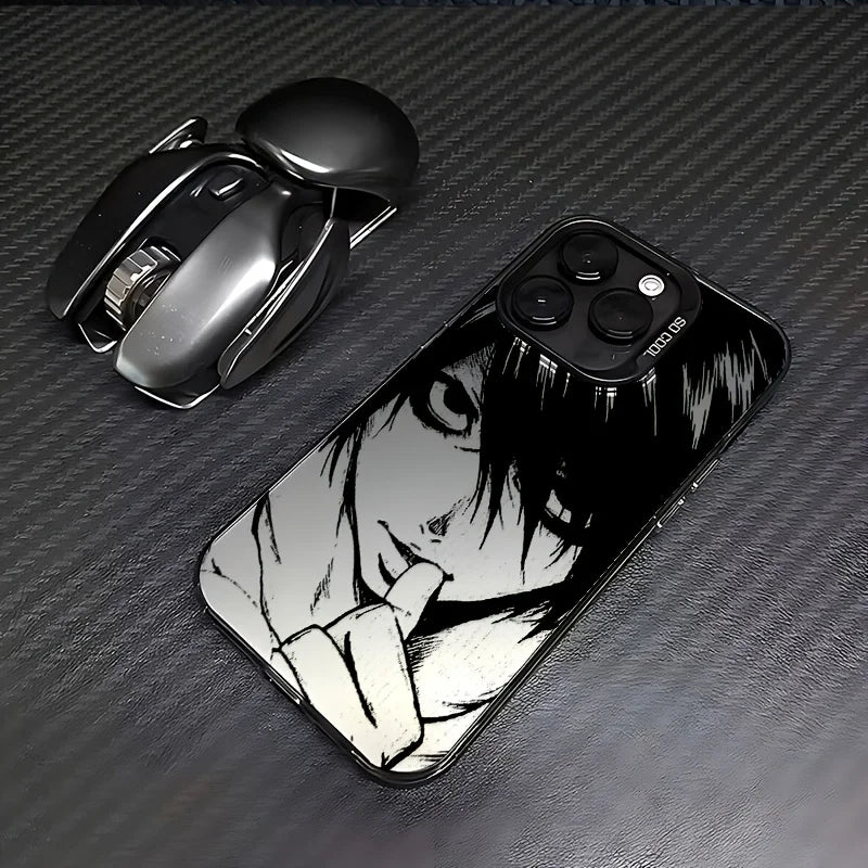Death Note Anime Phone Case for iPhone 16, 15, 14, 13, 12 & 11 Pro Max | Shockproof TPU Protective Cover