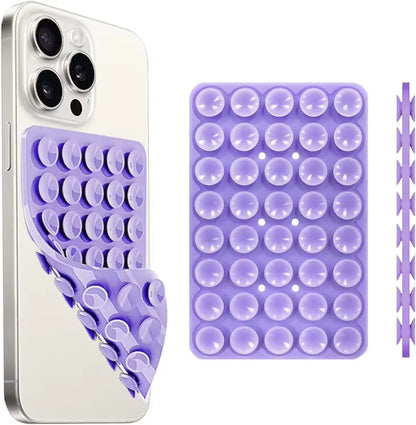 Double-Sided Silicone Suction Cup Phone Mount | Hands-Free Phone Holder for iPhone & Android