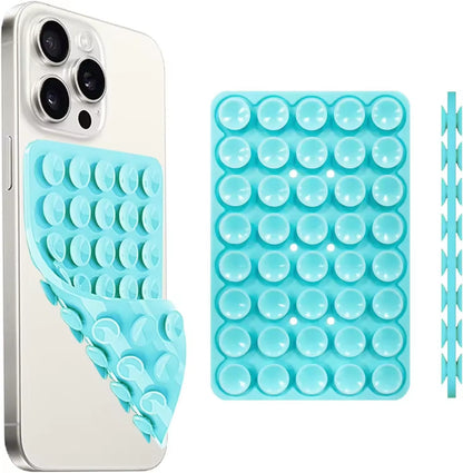 Double-Sided Silicone Suction Cup Phone Mount | Hands-Free Phone Holder for iPhone & Android