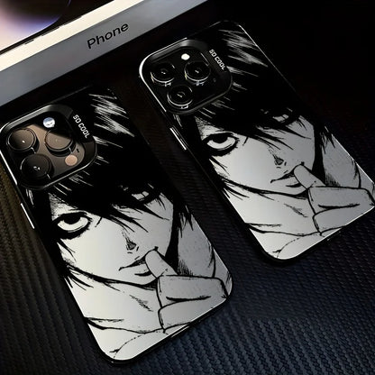 Death Note Anime Phone Case for iPhone 16, 15, 14, 13, 12 & 11 Pro Max | Shockproof TPU Protective Cover
