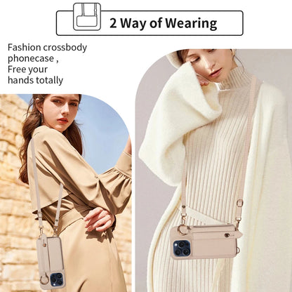 Crossbody Phone Case with Lanyard & Card Holder for iPhone 16 Pro Max, 15, 14 & 13 | Shockproof Leather-Style Cover