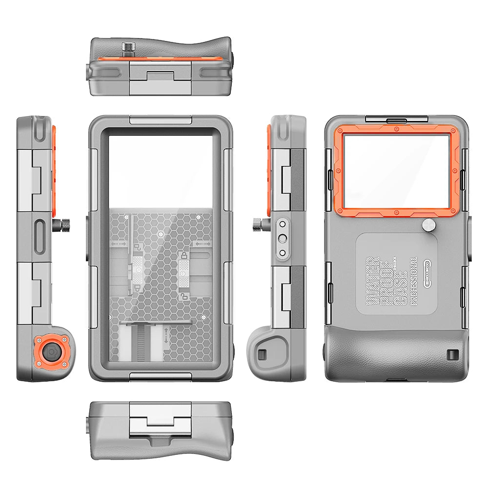 IP68 Waterproof Phone Case with Lanyard for iPhone & Android | 15M/50FT Underwater Diving Protective Pouch
